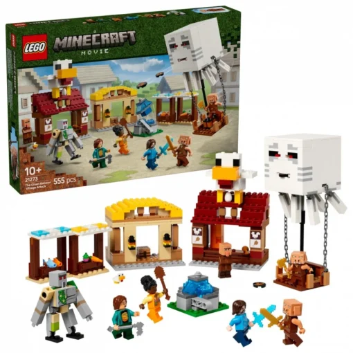 LEGO Klocki Minecraft 21273 Atak balonowego Ghasta na wioskę - Image 5