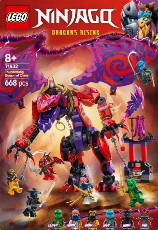 LEGO Klocki Ninjago 71832 Smok chaosu Kiełogrzmot - Image 2