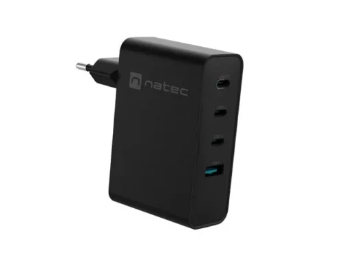 Natec USB зарядно Ribera GAN 3xUSBC + USBA 100W - Image 3