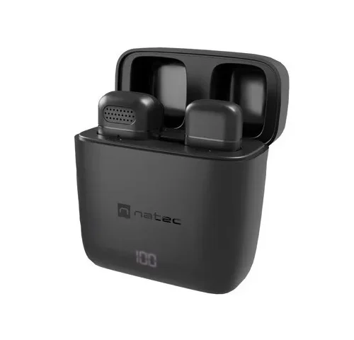 Natec Mobile microphone HOPPER lavalier wireless lightning