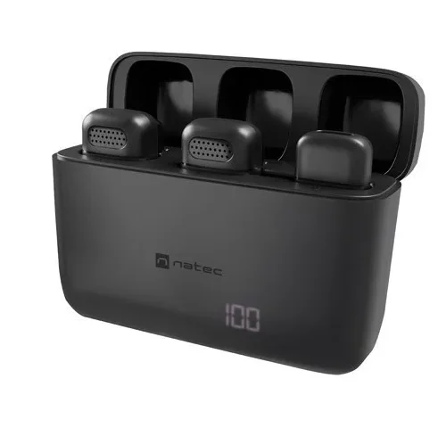 Natec Mobile microphone Lavalier wireless USB-C