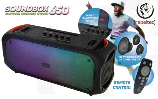 Rebeltec Bluetooth Speaker FM/USB SoundVox 650