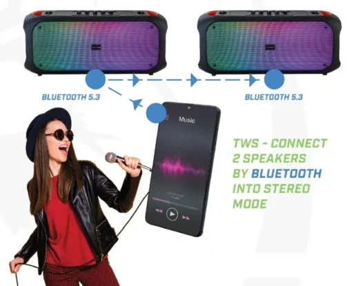 Rebeltec Bluetooth Speaker FM/USB SoundVox 650 - Image 2