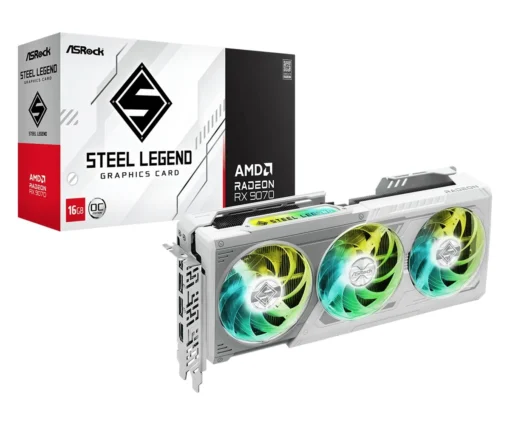 ASRock видео карта Radeon RX 9070 Steel Legend 16 GB