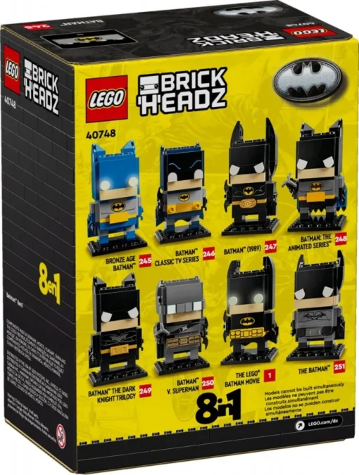 LEGO Bricks BrickHeadz 40748 Batman 8in1 - Image 3