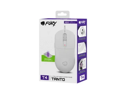 Natec Gaming mouse Fury TANTO T4 12000DPI RGB white - Image 3