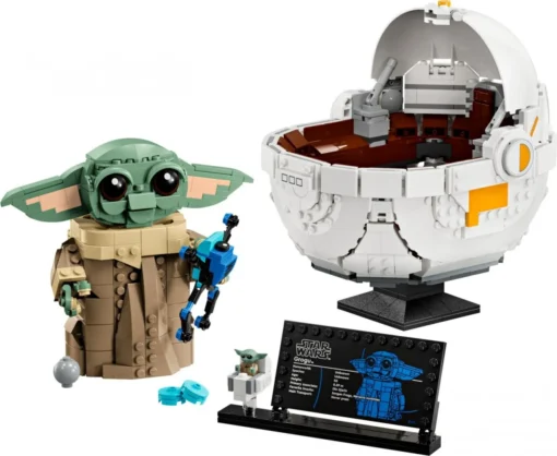 LEGO Bricks Star Wars 75403 Grogu with Hover Pram - Image 2