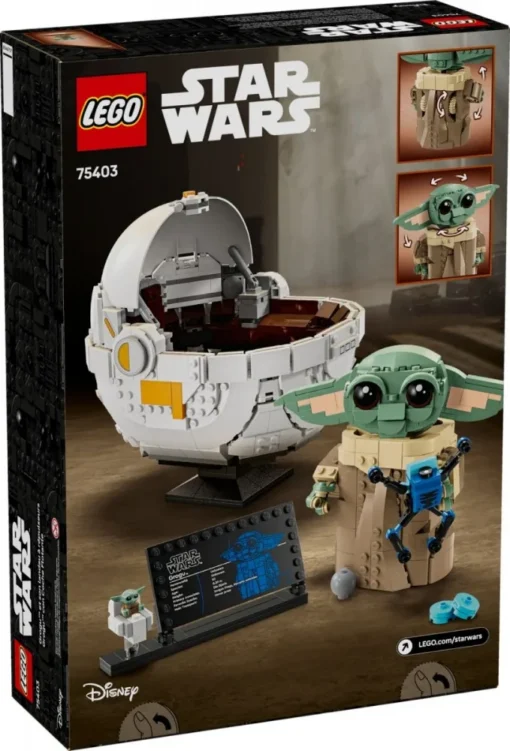 LEGO Bricks Star Wars 75403 Grogu with Hover Pram - Image 3