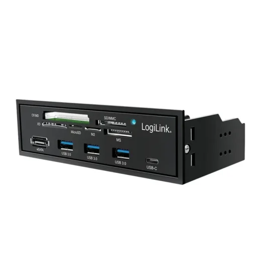 LogiLink 5,25 multifunction fron panel with 6-way c. rea - Image 2