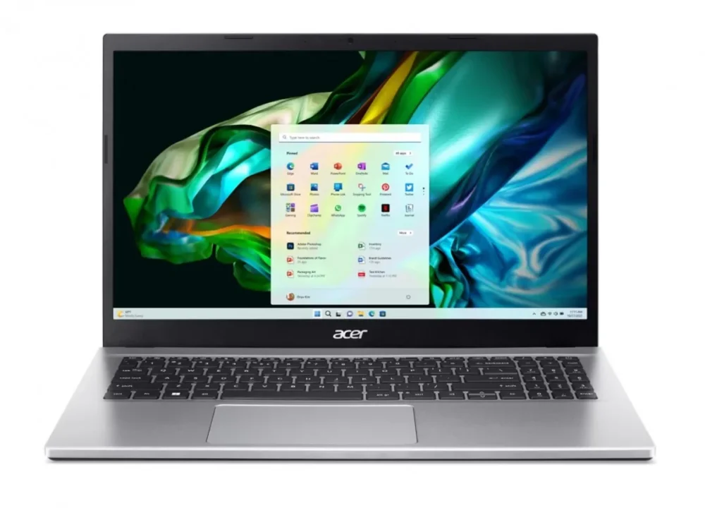 Acer Лаптоп Aspire 3 A315-44P-R33V R7 5700U 156 FHD 16GB 512GB No OS Silver