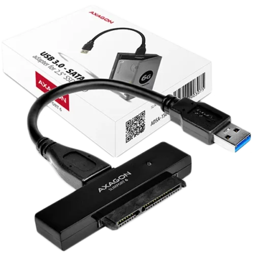 Чекмедже за диск AXAGON ADSA-1S USB2.0 - SATA HDD External Adapter Incl. 2.5