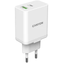 Зарядно за мобилен телефон CANYON charger H-20-03 PD 20W QC 3.0 18W USB-A USB-C