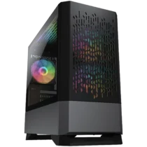 Кутия за компютър COUGAR MG140 Air RGB - Black Mini Tower Mini ITX / Micro ATX USB 3.0 x 2 USB 2.0 x 1 Mic x 1 / Audio x