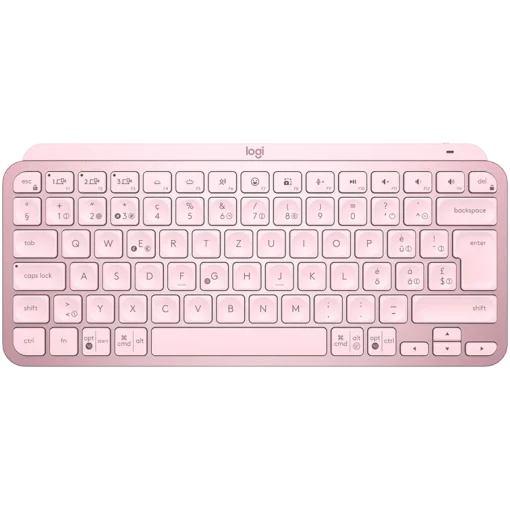 Клавиатура LOGITECH MX Keys Mini Bluetooth Illuminated Keyboard - ROSE - US INTL