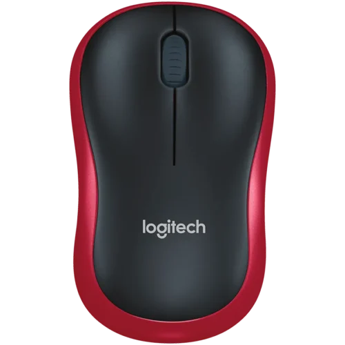 Безжична мишка LOGITECH M185 Wireless Mouse - RED - EER2