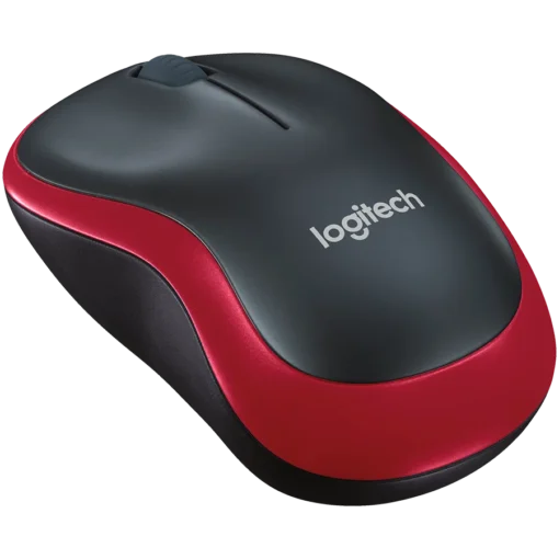 Безжична мишка LOGITECH M185 Wireless Mouse - RED - EER2 - Image 6