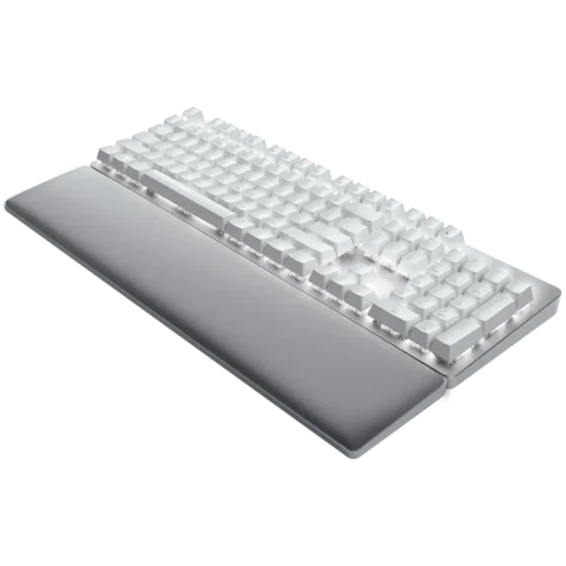 Геймърска клавиатура Razer Pro Type Ultra - US Layout, Wireless Mechanical Keyboard for Productivity, Razer Yellow Mechanical Switch, Bluetooth and Razer HyperSpeed (2.4GHz), Backlit keys (white LED), USB-C, Plush leatherette wrist rest, Soft-touch c - Image 7