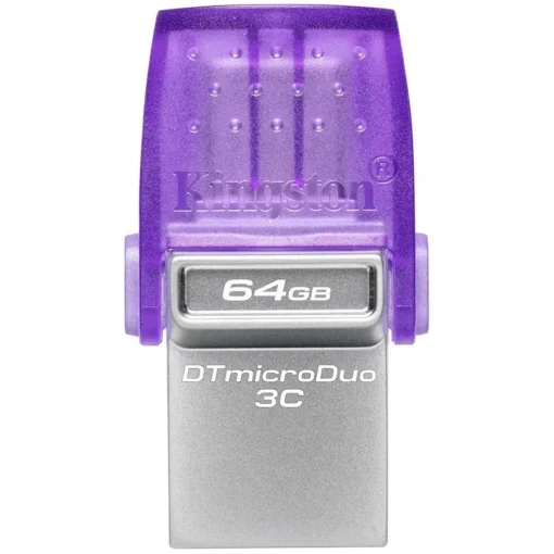 USB памет Kingston 64GB DataTraveler microDuo 3C 200MB/s dual USB-A + USB-C