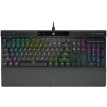 Геймърска клавиатура Corsair K70 RGB PRO Mechanical Gaming Keyboard Backlit RGB LED CHERRY MX Red Black Black PBT