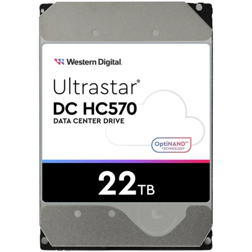 Хард диск HDD Server WD/HGST ULTRASTAR DC HC570 (3.5’’ 22TB 512MB 7200 RPM SATA 6Gb/s 512E SE NP3) SKU:
