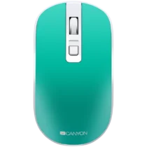 Безжична мишка CANYON mouse MW-18 EU Wireless Charge Aquamarine