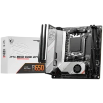 Дънна платка MSI MPG B650I EDGE WIFI m-ITX Socket AM5 Dual Channel DDR5 6600+MHz (OC) 1x PCIe x16 slot 2x M.2 slot 1x HD