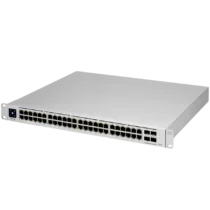 Kомутатор Ubiquiti Layer 3 switch with (48) GbE RJ45 ports and (4) 10G SFP+ ports.