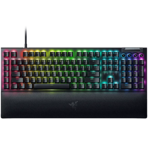 Геймърска клавиатура Razer BlackWidow V4 Mechanical Gaming Keyboard US Layout Green Switch Razer Chroma™ RGB 6 Macro Key