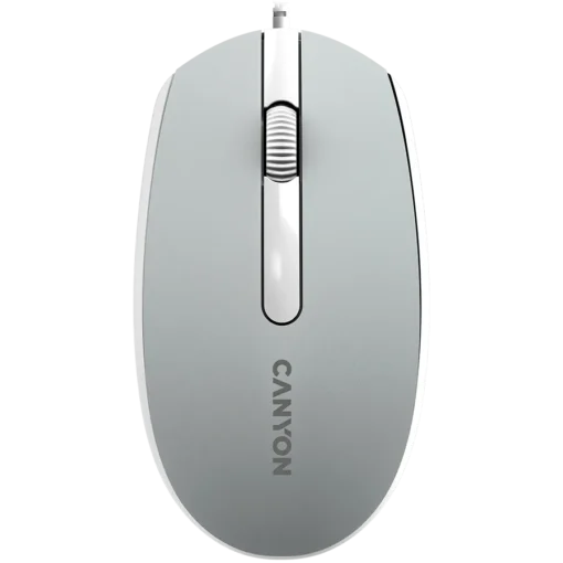 Мишка за компютър CANYON mouse M-10 Wired Dark grey