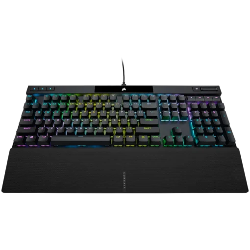 Геймърска клавиатура Corsair K70 RGB PRO Optical-Mechanical Gaming Keyboard, Backlit RGB LED, CORSAIR OPX, Black, Black PBT Keycaps, EAN:0840006660163 - Image 6