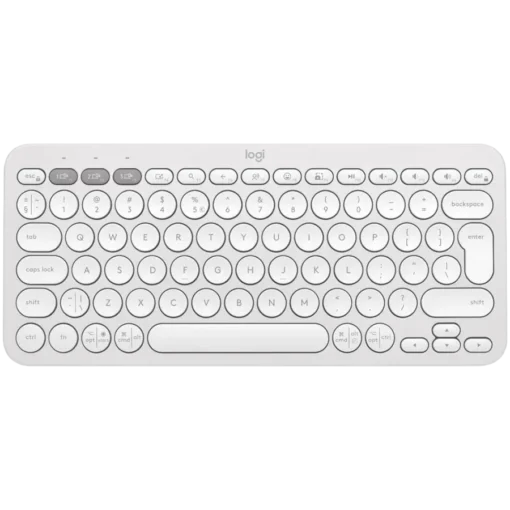 Клавиатура LOGITECH K380S Multi-Device Bluetooth Keyboard - TONAL WHITE - US INTL