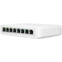 Kомутатор UBIQUITI Lite 8 PoE; (4) GbE PoE+ (4) GbE ports; 52W total PoE availability; Wall