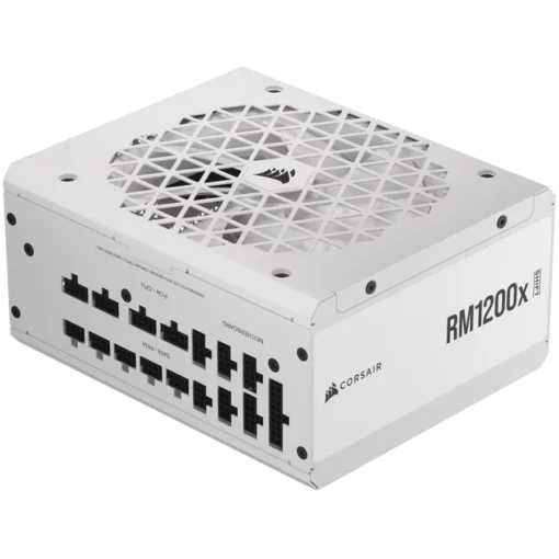 Захранване за компютър CORSAIR RMx Shift White Series, RM1200x Shift White, 1200 Watt, 80 PLUS GOLD, Fully Modular Power Supply - Image 2