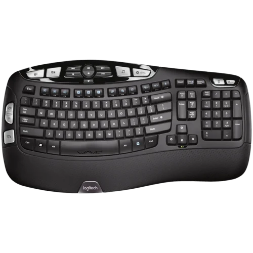 Клавиатура LOGITECH Wave Bluetooth ergonomic keyboard - GRAPHITE - US INTL