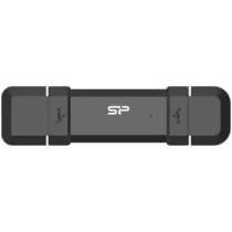 Външен SSD диск Silicon Power DS72 250GB USB Type-A and USB Type-C 3.2 Gen 2 Black