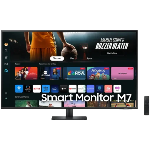 Монитор Monitor LED Samsung LS43DM702UUXDU Smart M70D 43" UHD FLAT 16:9 (3840x2160) VA 60Hz 300 cd/㎡ 3000:1 HDR10 4ms(GT