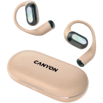 Bluetooth слушалки CANYON headset OnFlow 12 OWS ENC Beige