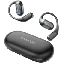 Bluetooth слушалки CANYON headset OnFlow 12 OWS ENC Black