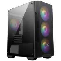 Кутия за компютър MSI MAG FORGE M100A M-ATX Tower M-ATX/ M-ITX 1x USB 3.2 Gen 1 Type-A 2x USB 2.0 Type-A 1x Audio 1x Mic