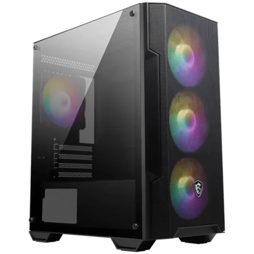 Кутия за компютър MSI MAG FORGE M100A M-ATX Tower M-ATX/ M-ITX 1x USB 3.2 Gen 1 Type-A 2x USB 2.0 Type-A 1x Audio 1x Mic