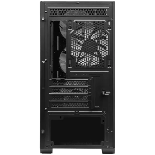 Кутия за компютър MSI MAG FORGE M100A, M-ATX Tower, M-ATX/ M-ITX, 1x USB 3.2 Gen 1 Type-A, 2x USB 2.0 Type-A, 1x Audio, 1x Mic, Power Button, 4x 120mm ARGB Fans, Mesh Panel, Acrylic panel. - Image 4