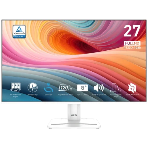 Монитор MSI PRO MP275W E2 Professional Business Monitor 27" 120Hz FHD (1920x1080) 16:9 IPS Anti-glare 1ms/4ms 300nits 15
