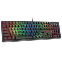 Клавиатура Redragon Surara механична геймърска RGB K582RGB-BK red