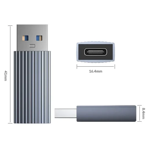 Orico Адаптер Adapter USB3.1 to Type-C (female) - AH-AC10-GY - Image 2