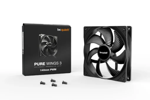 be quiet! вентилатор Fan 140mm - Pure Wings 3 140mm PWM - Image 3