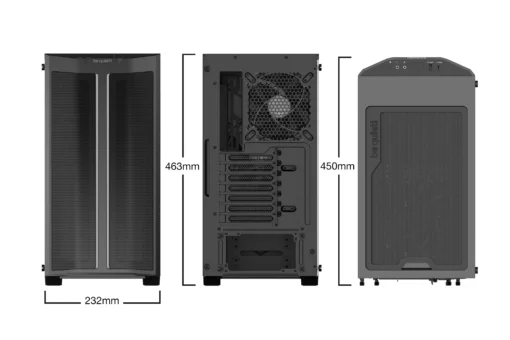 be quiet! кутия Case ATX - Pure Base 500DX Black - Image 2