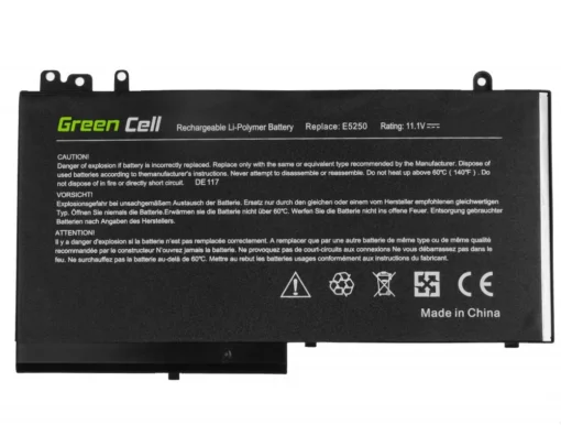 Батерия за лаптоп GREEN CELL, Dell Latitude 12 5250 E5250 14 E5450 15 E5550 11 3150 3160 RYXXH  11,1V 2900mAh - Image 3