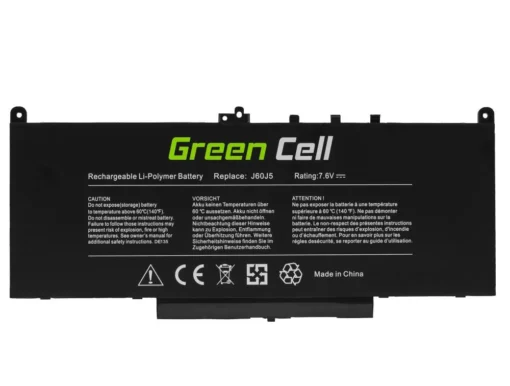 Батерия за лаптоп  Dell Latitude E7270 E7470 J60J5 7,6V 5800mAh GREEN CELL - Image 3