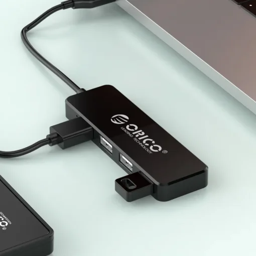 Orico хъб USB2.0 HUB 4 port Black - FL01-BK - Image 4