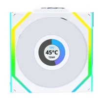 Вентилатор Lian Li UNI FAN SL Wireless LCD Reverse Blade ARGB PWM - 120 mm Бял